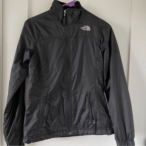 The North Face fleece lined jacket coat black womens XS